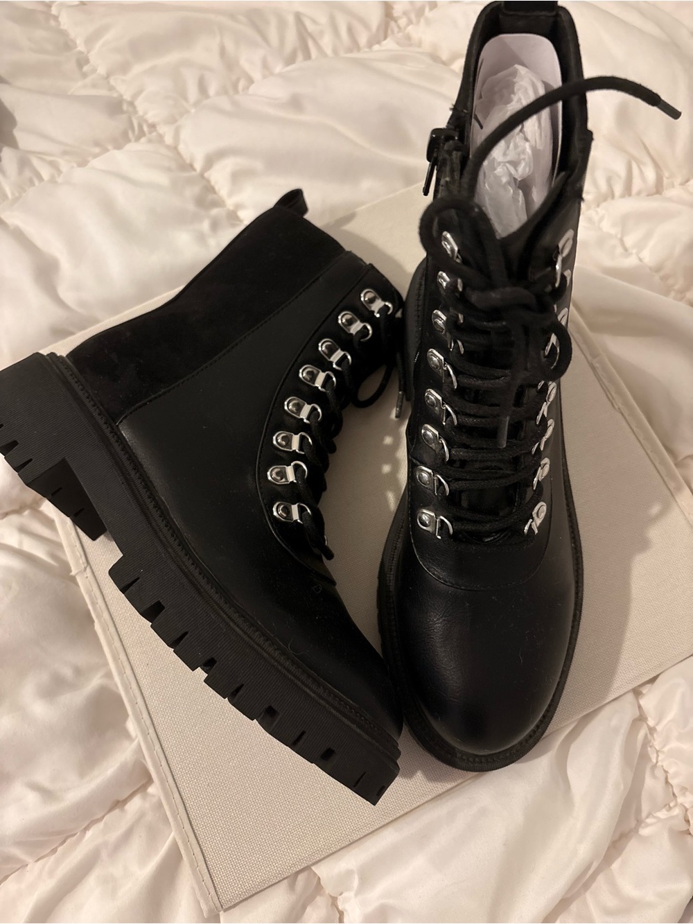 ASOS London Rebel Black Combat boots